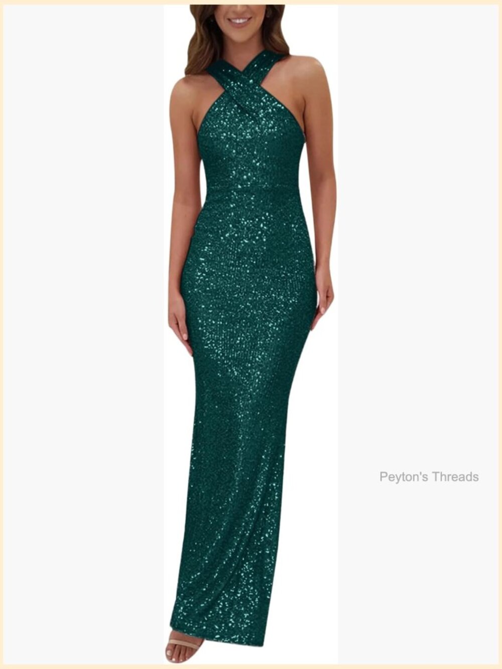 Sequin Mermaid Formal Prom Dress